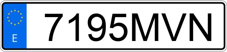 Numer rejestracyjny 7195MVN posiada SCANIA SERIE P 460