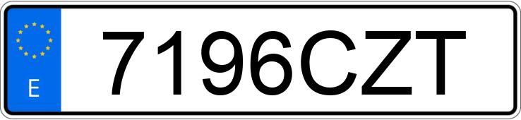 Numer rejestracyjny 7196CZT posiada FORD FIESTA Numer rejestracyjny 7196CZT posiada FORD FIESTA