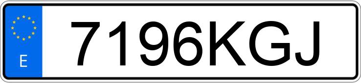 Numer rejestracyjny 7196KGJ posiada CITROEN SAXO