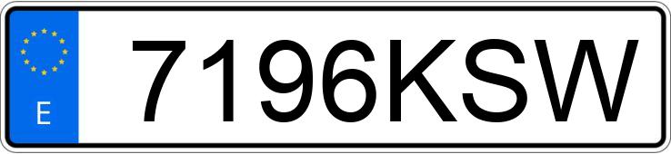 Numer rejestracyjny 7196KSW posiada CITROEN C3 Numer rejestracyjny 7196KSW posiada CITROEN C3