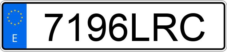 Numer rejestracyjny 7196LRC posiada CITROEN BERLINGO