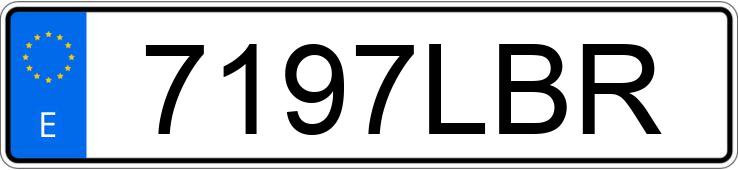 Numer rejestracyjny 7197LBR posiada SWM SUPERDUAL X