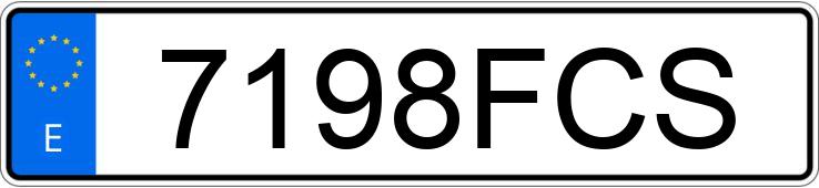 Numer rejestracyjny 7198FCS posiada OPEL ASTRA