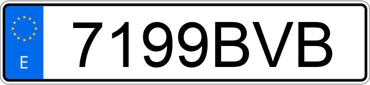 Numer rejestracyjny 7199BVB posiada BMW SERIE 3