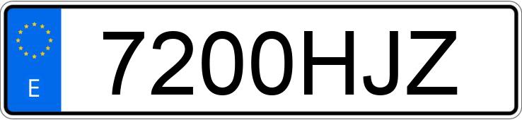 Numer rejestracyjny 7200HJZ posiada SEAT LEON Numer rejestracyjny 7200HJZ posiada SEAT LEON