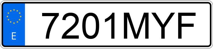 Numer rejestracyjny 7201MYF posiada FORD FOCUS