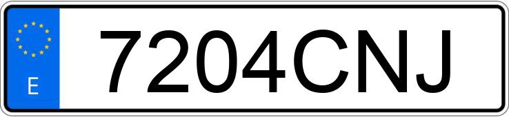 Numer rejestracyjny 7204CNJ posiada SEAT TOLEDO Numer rejestracyjny 7204CNJ posiada SEAT TOLEDO