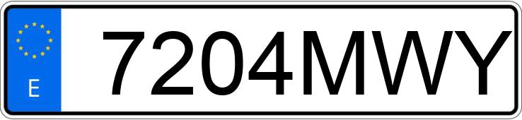 Numer rejestracyjny 7204MWY posiada MERCEDES GLE (167) Numer rejestracyjny 7204MWY posiada MERCEDES GLE (167)