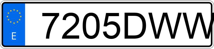 Numer rejestracyjny 7205DWW posiada LAND ROVER DISCOVERY