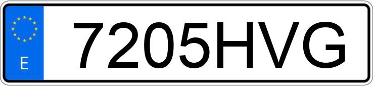 Numer rejestracyjny 7205HVG posiada LAND ROVER FREELANDER