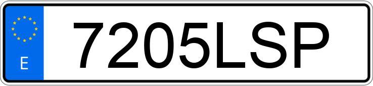 Numer rejestracyjny 7205LSP posiada PEUGEOT 108