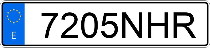 Numer rejestracyjny 7205NHR posiada PEUGEOT PARTNER Numer rejestracyjny 7205NHR posiada PEUGEOT PARTNER