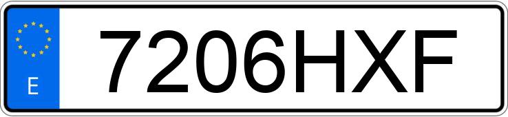 Numer rejestracyjny 7206HXF posiada HYUNDAI I20