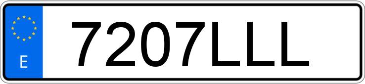 Numer rejestracyjny 7207LLL posiada MERCEDES GLA (247)