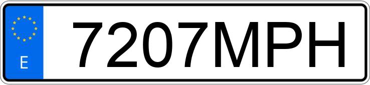 Numer rejestracyjny 7207MPH posiada CITROEN C4