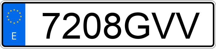 Numer rejestracyjny 7208GVV posiada VOLKSWAGEN GOLF Numer rejestracyjny 7208GVV posiada VOLKSWAGEN GOLF