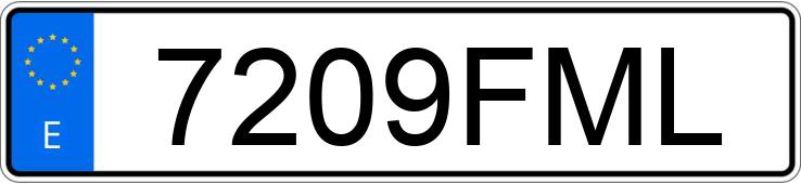 Registreringsnummeret 7209FML har AUDI A4