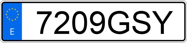 Numer rejestracyjny 7209GSY posiada OPEL INSIGNIA