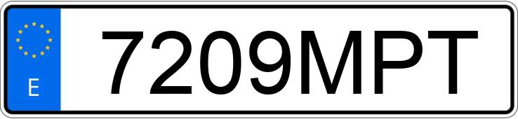 Numer rejestracyjny 7209MPT posiada SSANGYONG/KGM TIVOLI