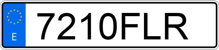 Numer rejestracyjny 7210FLR posiada BMW SERIE 3