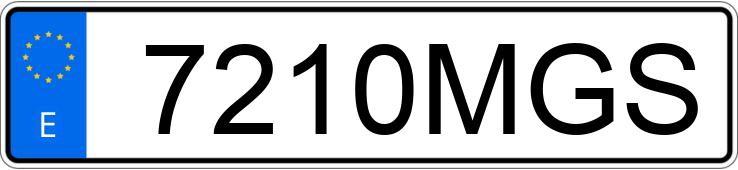 Numer rejestracyjny 7210MGS posiada RENAULT CLIO