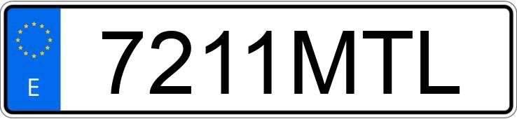 Numer rejestracyjny 7211MTL posiada BMW SERIE 3 G21 TOURING 320DA M SPORT PRO