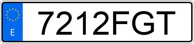 Numer rejestracyjny 7212FGT posiada AUDI A4