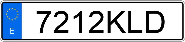 Numer rejestracyjny 7212KLD posiada ALFA ROMEO GIULIA