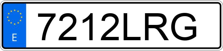 Numer rejestracyjny 7212LRG posiada VOLKSWAGEN CRAFTER