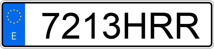 Numer rejestracyjny 7213HRR posiada OPEL CORSA