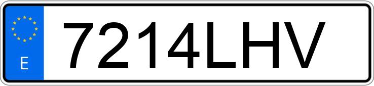 Numer rejestracyjny 7214LHV posiada DACIA DOKKER