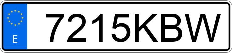 Registreringsnummeret 7215KBW har BMW SERIE 2