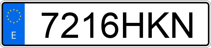 Numer rejestracyjny 7216HKN posiada SEAT ALTEA XL