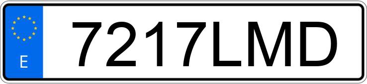 Numer rejestracyjny 7217LMD posiada VOLKSWAGEN GOLF Numer rejestracyjny 7217LMD posiada VOLKSWAGEN GOLF