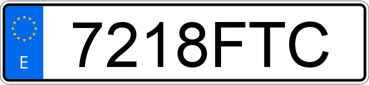 Numer rejestracyjny 7218FTC posiada FORD FOCUS Numer rejestracyjny 7218FTC posiada FORD FOCUS