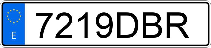 Numer rejestracyjny 7219DBR posiada PEUGEOT 206 Numer rejestracyjny 7219DBR posiada PEUGEOT 206