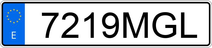 Numer rejestracyjny 7219MGL posiada MAZDA MX-5