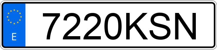 Numer rejestracyjny 7220KSN posiada BMW X1 Numer rejestracyjny 7220KSN posiada BMW X1