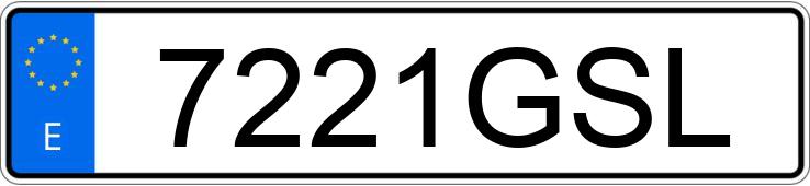 Numer rejestracyjny 7221GSL posiada RENAULT MEGANE COUPE