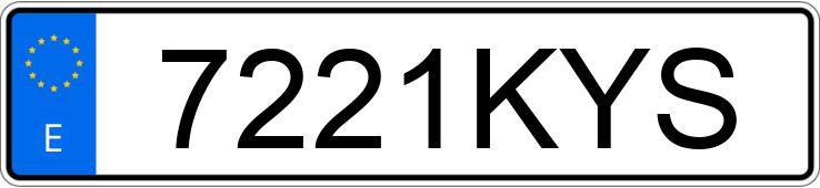 Numer rejestracyjny 7221KYS posiada MERCEDES VITO Numer rejestracyjny 7221KYS posiada MERCEDES VITO