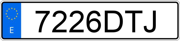 Numer rejestracyjny 7226DTJ posiada BMW SERIE 3 Numer rejestracyjny 7226DTJ posiada BMW SERIE 3