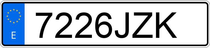 Numer rejestracyjny 7226JZK posiada FORD FIESTA Numer rejestracyjny 7226JZK posiada FORD FIESTA