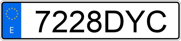 Numer rejestracyjny 7228DYC posiada FORD TRANSIT CONNECT Numer rejestracyjny 7228DYC posiada FORD TRANSIT CONNECT