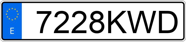 Numer rejestracyjny 7228KWD posiada MINI MINI