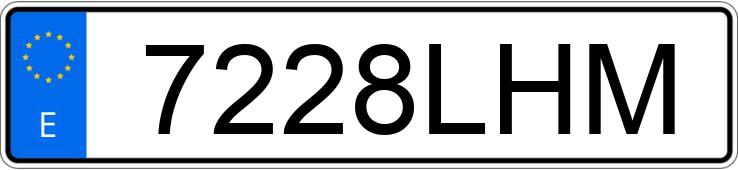 Numer rejestracyjny 7228LHM posiada TOYOTA PROACE CITY VERSO