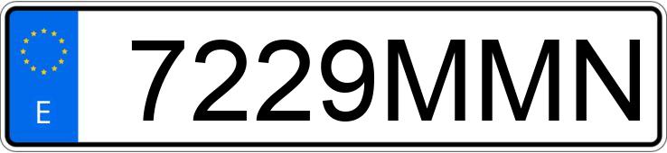 Le numéro d’enregistrement 7229MMN a BMW I5