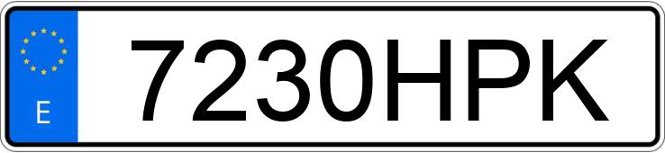 Numer rejestracyjny 7230HPK posiada AUDI A3 SPORTBACK Numer rejestracyjny 7230HPK posiada AUDI A3 SPORTBACK