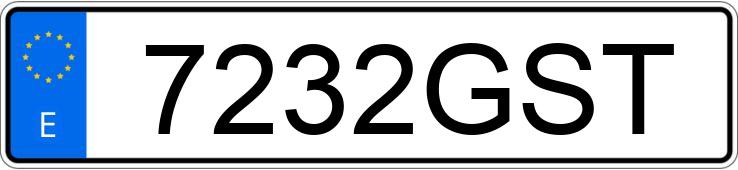 Numer rejestracyjny 7232GST posiada MERCEDES S (220-221)