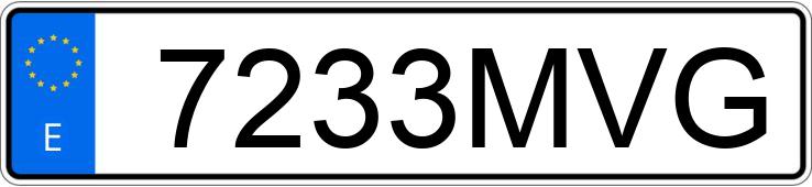 Numer rejestracyjny 7233MVG posiada HONDA MONKEY