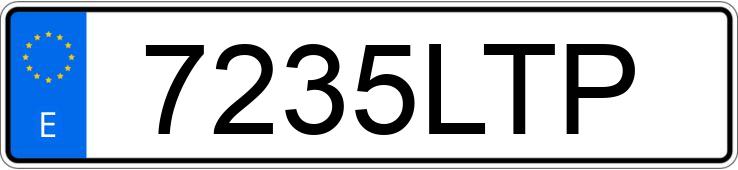 Numer rejestracyjny 7235LTP posiada PEUGEOT 3008